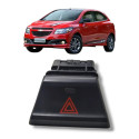 Botão Alertar Gm Chevrolet Onix 2013 2019 Preto