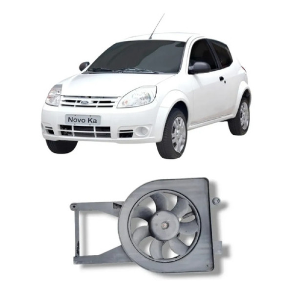Ventoinha Defletor Radiador Água Ford Ka Fiesta 2008 2013
