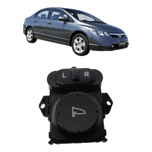 Comando Retrovisor Elétrico Honda Civic 2007 2011