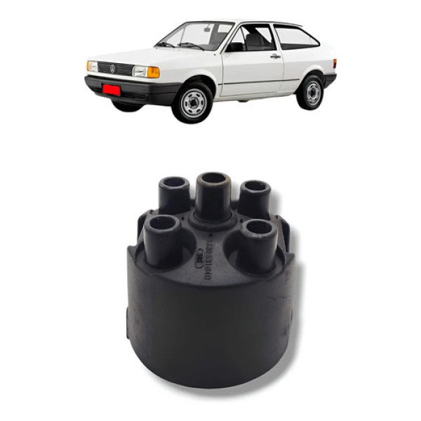 Capa Tampa Distribuidor Vw Gol 1.8 1992 A 1998 Preto