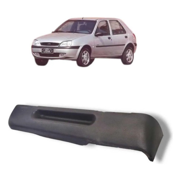Moldura Acabamento Porta Direita Ford Fiesta 1998 A 2002 Preto