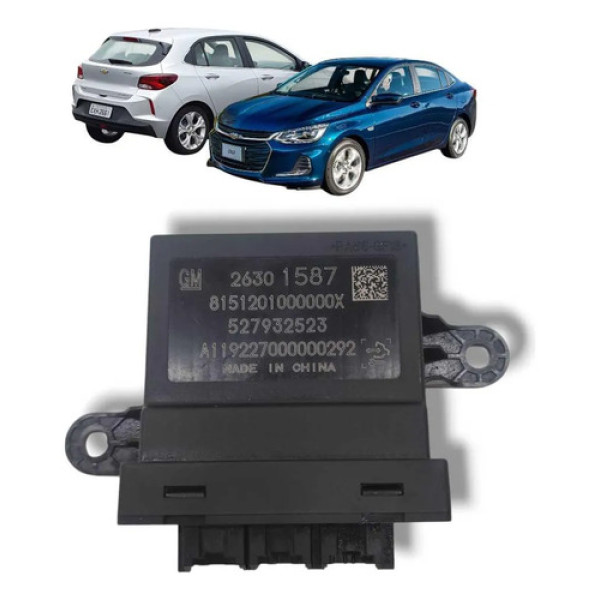 Módulo Sensor Estacionamento Gm Onix 2020 2025 Original Preto