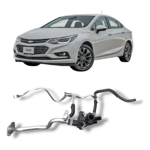Tubo Refrigeração Turbina Gm Cruze 2017 2023 Original Branco