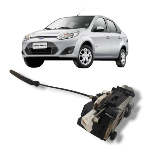 Fechadura Porta Traseira Dir Fiesta 03/14 Ecosport \\12 4pino