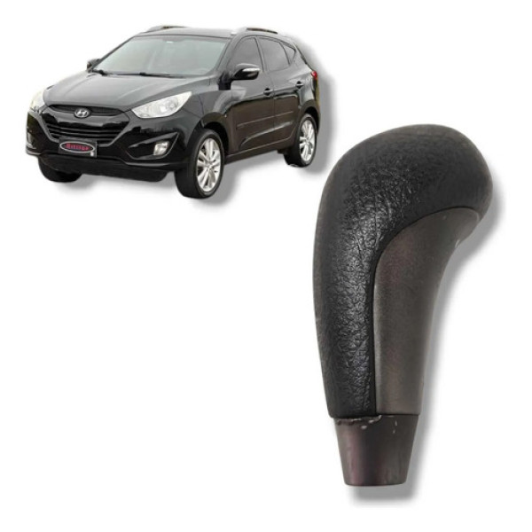 Manopla Câmbio Automático Original Hyundai Ix35  2012 A 2016 Preto