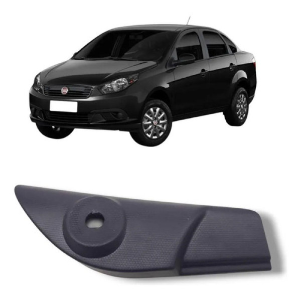 Moldura Interna Retrovisor Direito Fiat Grand Siena 12 A 21 Preto