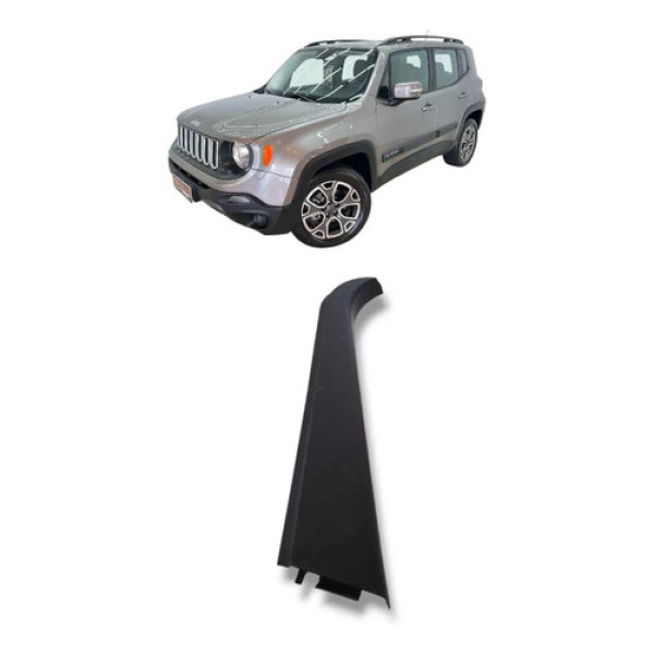 Acabamento Forro Porta Traseira Esquerda Jeep Renegade 2016 Preto