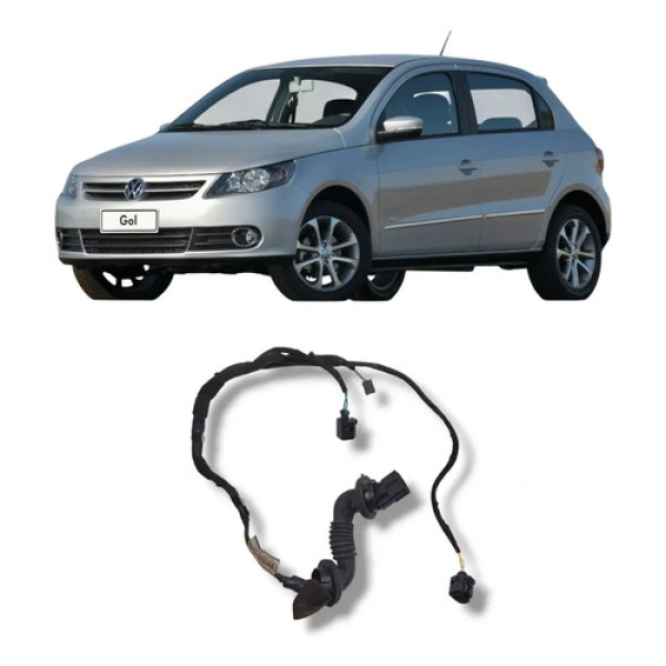 Chicote Porta Traseira Direita Vw Gol 2008 2016 Original