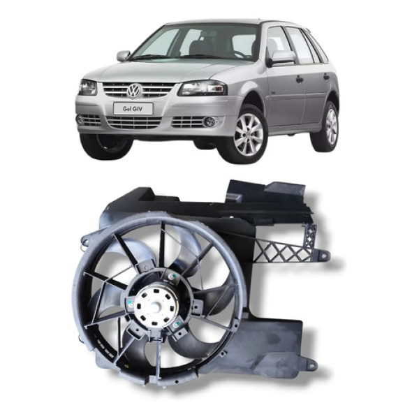 Defletor Eletroventilador Vw Volkswagen Gol G3 G4 2000 2012