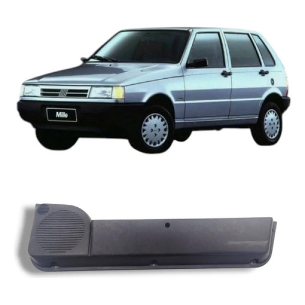 Porta Objetos Dianteiro Direito Fiat Uno 1995 2008 Original Preto