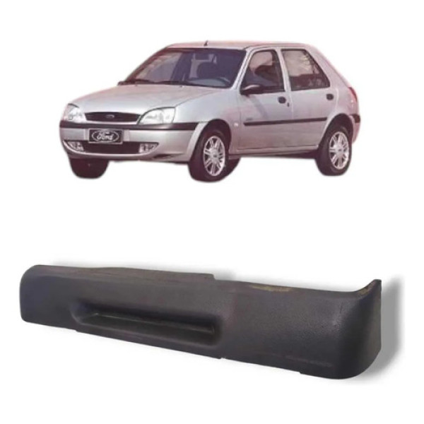 Moldura Acabamento Porta Esquerda Ford Fiesta 1998 A 2002 Preto