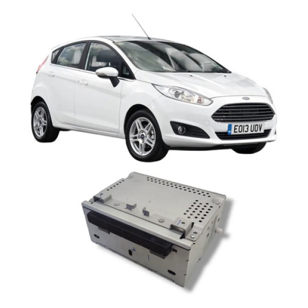 Modulo Radio Ford Fiesta 2014 2019 Original Prateado