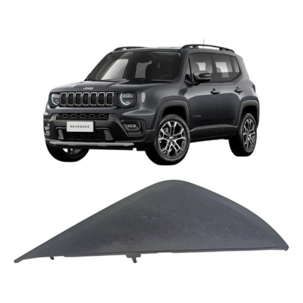 Acabamento Lateral Direito Painel Jeep Renegade 2020 2025 Cinza