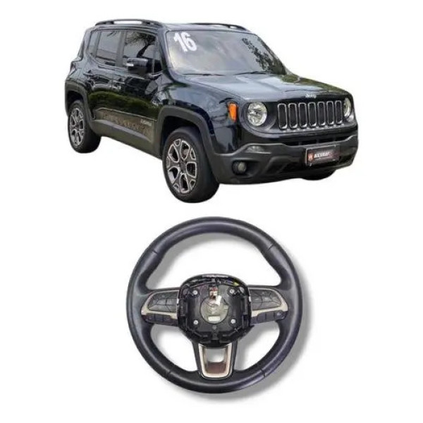 Volante Direção Jeep Renegade 2015 A 2021 Original Preto
