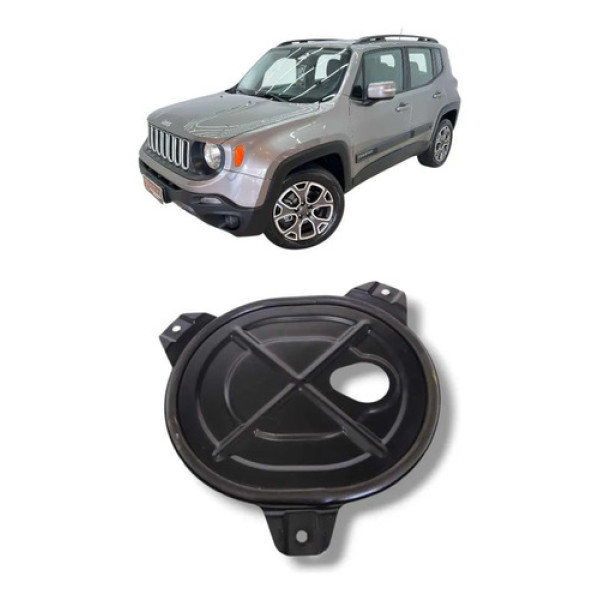 Tampa Proteção Bomba Combustível Jeep Renegade 2016 A 2021 Preto