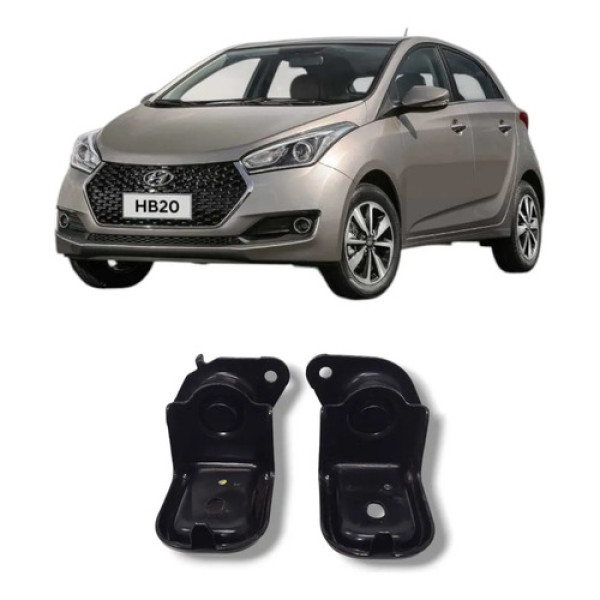 Suporte Banco Traseiro Hyundai Hb20 2013 2019 Preto
