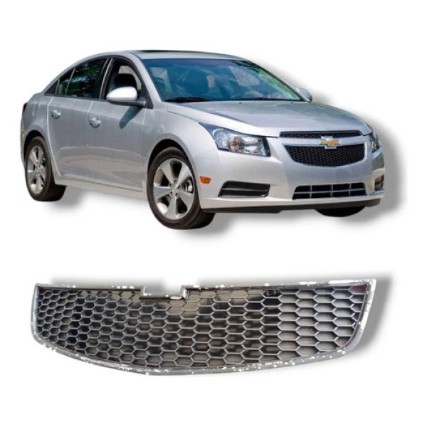 Grade Inferior Parachoque Cruze 2012 2013 A 2014 Hatch Sedan Preto