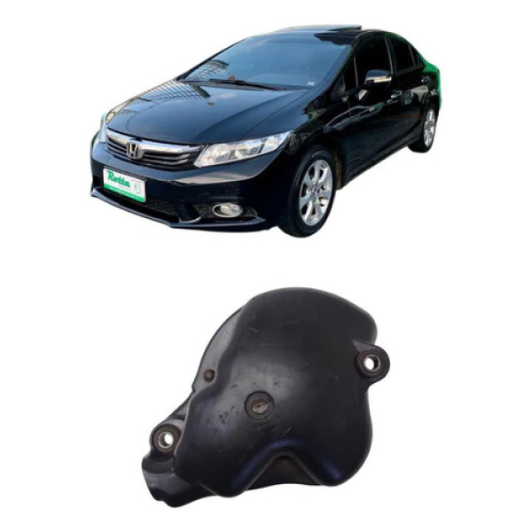 Tampa Proteção Cabo Seletor Honda Civic 2012 A 2016 Original Preto