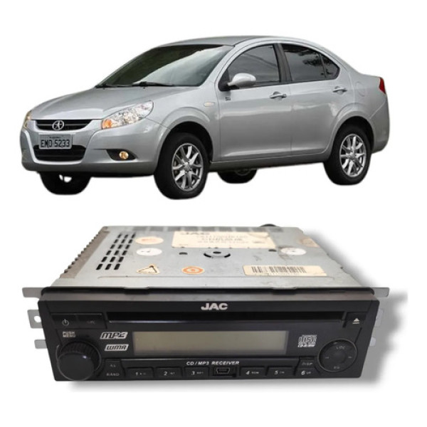 Rádio Player Mp3 Jac J3 2010 2015 Original 