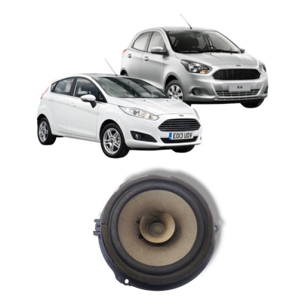 Alto Falante Porta Ford Ka Fiesta 2013 2019 Original Preto