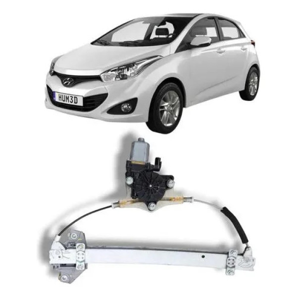 Máquina Vidro Dianteiro Esquerdo Hyundai Hb20 2013 2019 Orig