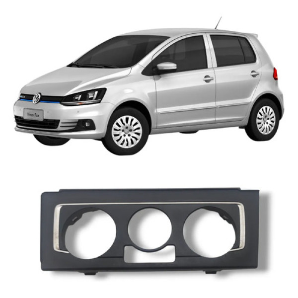 Moldura Comando Ar Vw Fox 2010 2015 Original