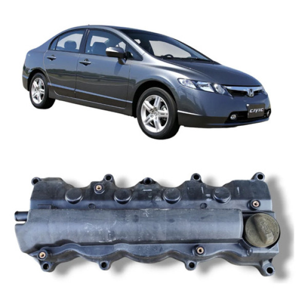 Tampa Válvulas Honda Civic Hr-v Cr-v 1.8 2.0 16v 2007 A 2021 Preto