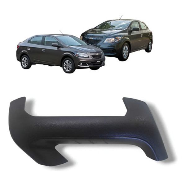 Moldura Puxador Porta Dianteira Esquerda Gm Onix 2013 A 2019 Vermelho