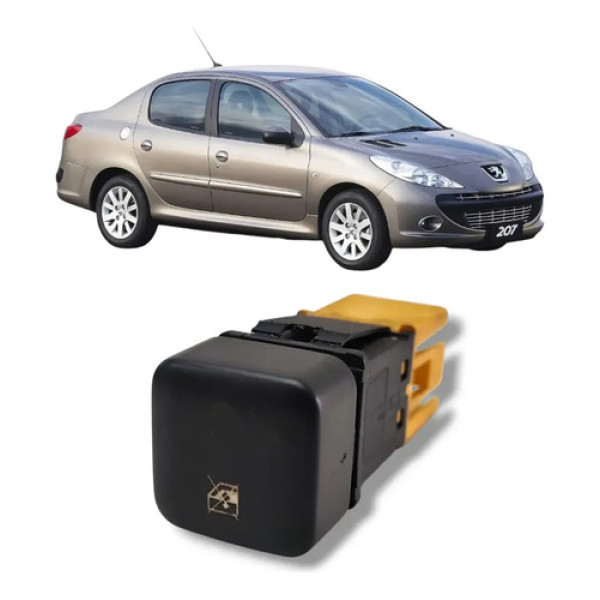 Botão Trava Porta Peugeot 207 2009 2014 Original