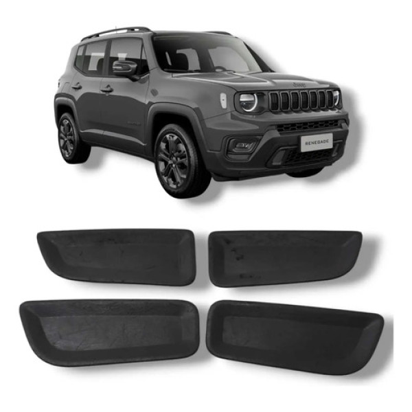 Kit Tampoes Borracha Forro Porta Renegade 2016 2021 Original