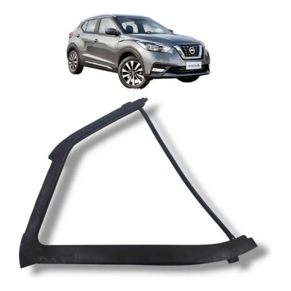 Borracha Vidro Fixo Traseiro Direito Nissan Kicks 2017 A 21