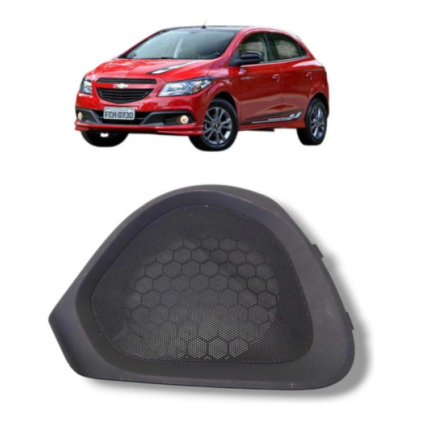 Tela Alto Falante Dianteiro Esquerdo Gm Onix 2013 2019 Preto