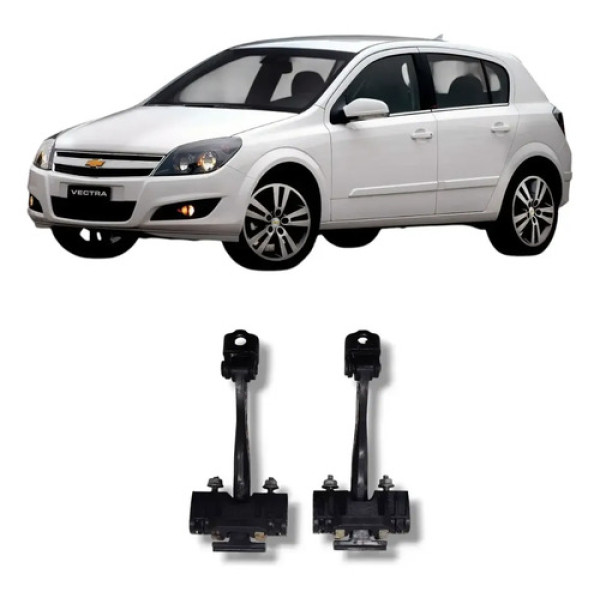 Par Limitadores Portas Traseiras Gm Vectra 2006 2011 Origina