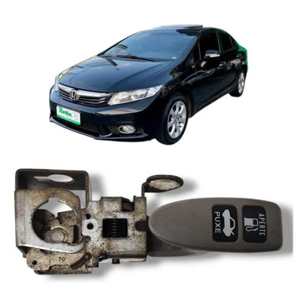 Puxador Tanque Combustível Porta Malas Honda Civic 2012 2016