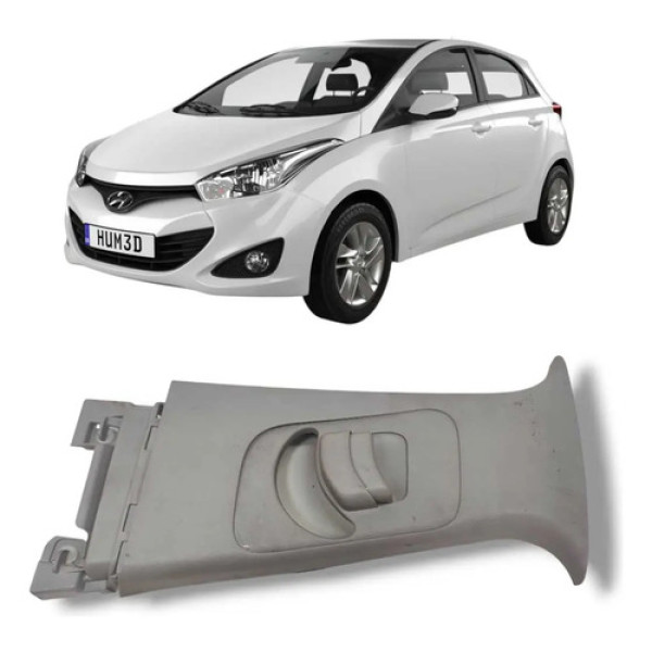 Acabamento Coluna Esquerda Hyundai Hb20 2013 A 2019 Original Preto