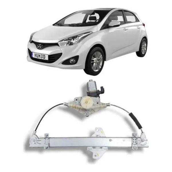 Máquina Vidro Traseiro Esquerdo Hyundai Hb20 2013 A 2019