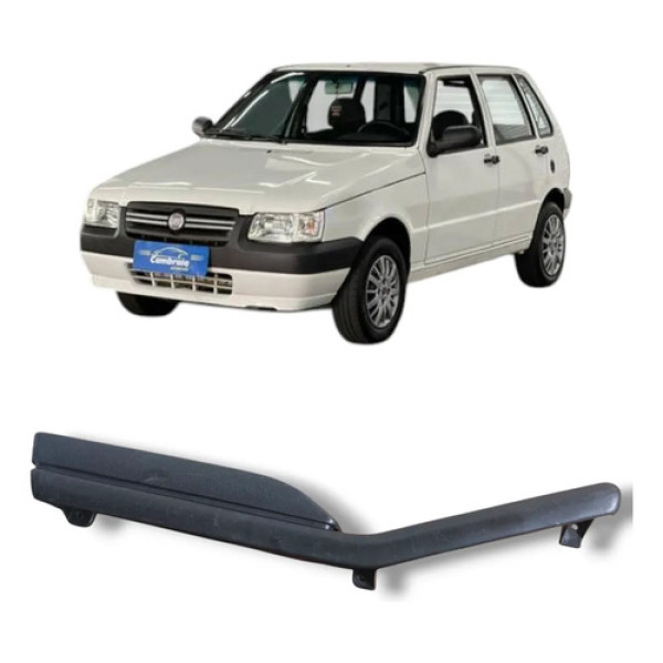 Puxador Porta Dianteira Esquerda Fiat Uno 2008 2012 Preto