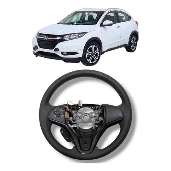 Volante Direção Hr-v 2016 2018 Original Preto
