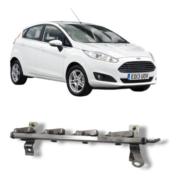 Flauta Bico Injetor Ford Fiesta 2014 2019 Original