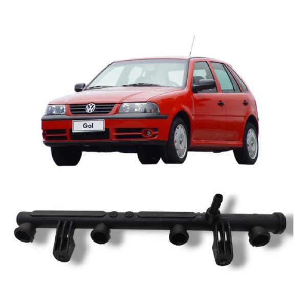 Flauta Bico Injetor Combustível Vw Gol G4 2006 2012 Original