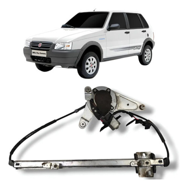 Máquina Vidro Dianteiro Direito Fiat Uno 2008 2013 Original