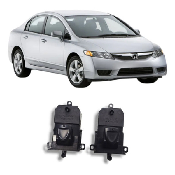 Botões Vidros Traseiros Honda Civic 2007 2011 Original