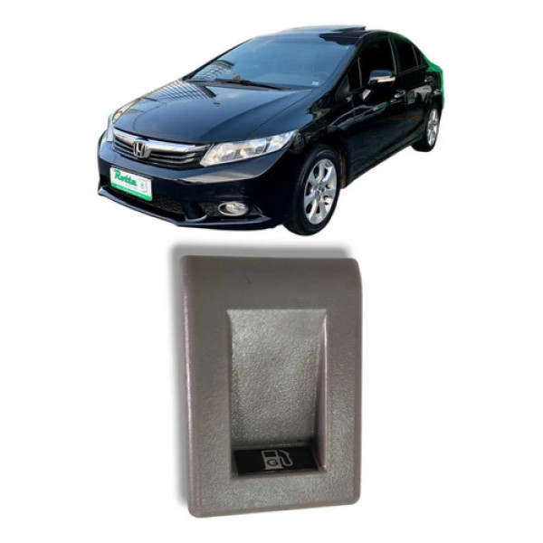 Puxador Tanque A Frio Honda Civic 2012 A 2016 Original Preto