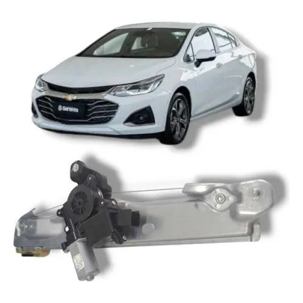 Máquina De Vidro Porta Traseira Esquerda Cruze 2017 A 2023