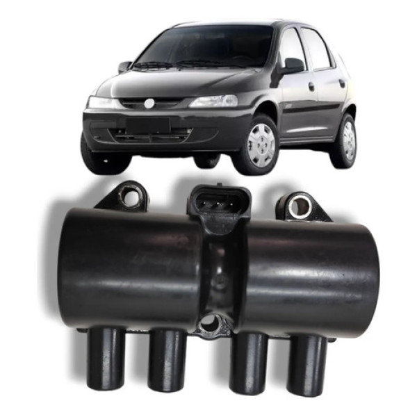 Bobina Ignição Celta Corsa Meriva Montana Prisma1.0 1.4 1.8 