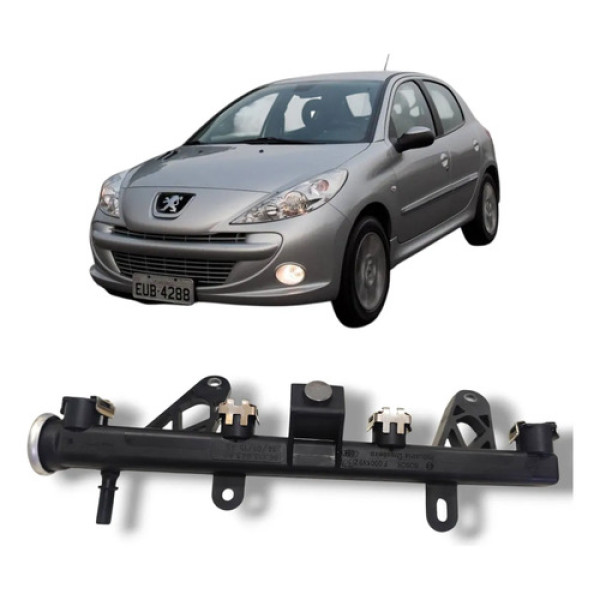 Flauta Bico Injetor Combustível Peugeot 207 1.4 2009 2014