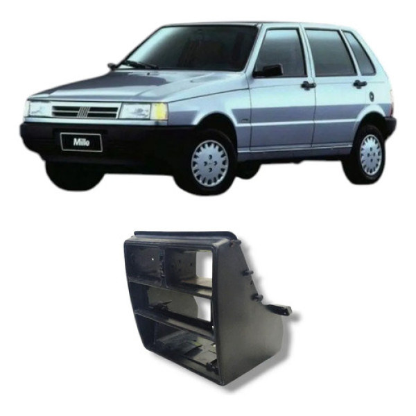 Acabamento Painel Difusor Fiat Uno 1994 2005 Original Preto