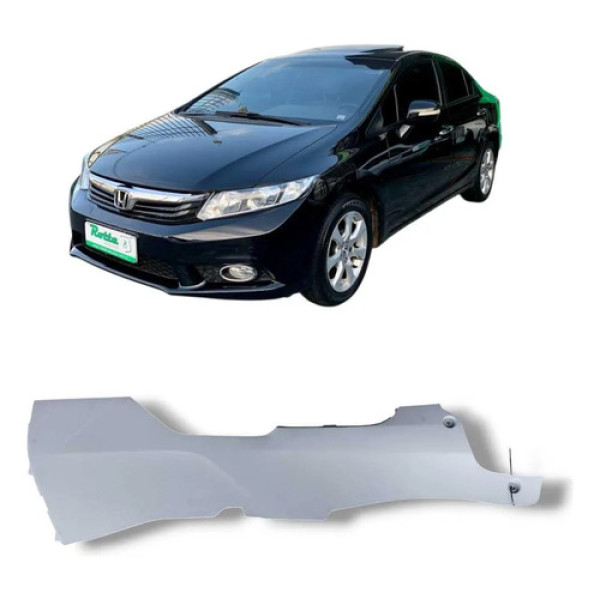 Acabamento Lateral Direito Console Honda Civic 2012 2016 Cinza