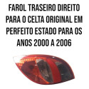 Farol Traseiro Direito Para O Celta De 2000 A 2006 Original  Direito/passageiro Vermelho