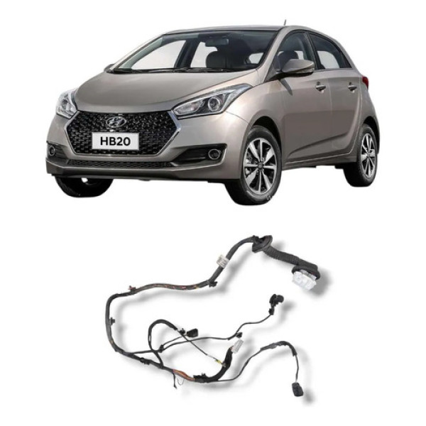 Chicote Porta Dianteira Esquerda Hyundai Hb20 2013 A 2019